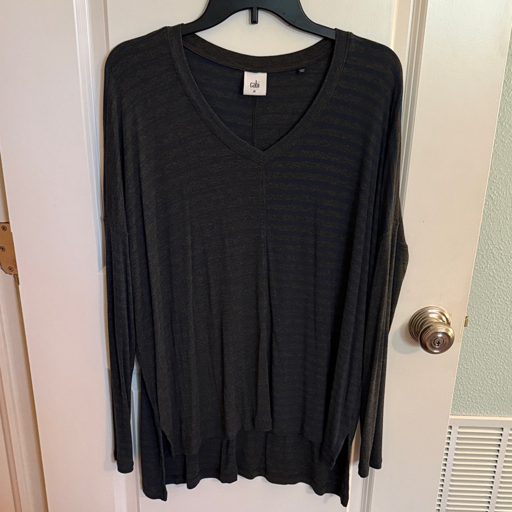 CAbi long sleeve tunic top